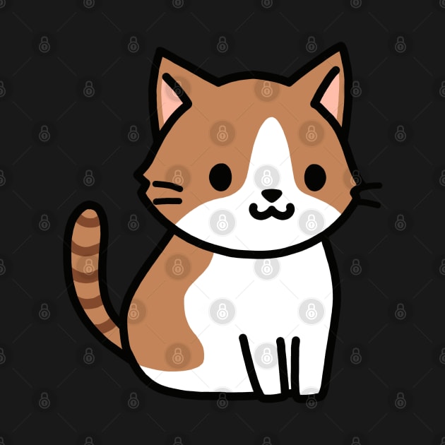 Brown Tabby Cat by littlemandyart