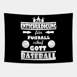 Baseball Baseballschläger Base Baseman Runner Tapestry