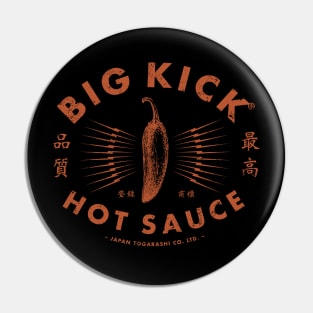 Retro Big Kick Hot Sauce by © Buck Tee Originals Pin