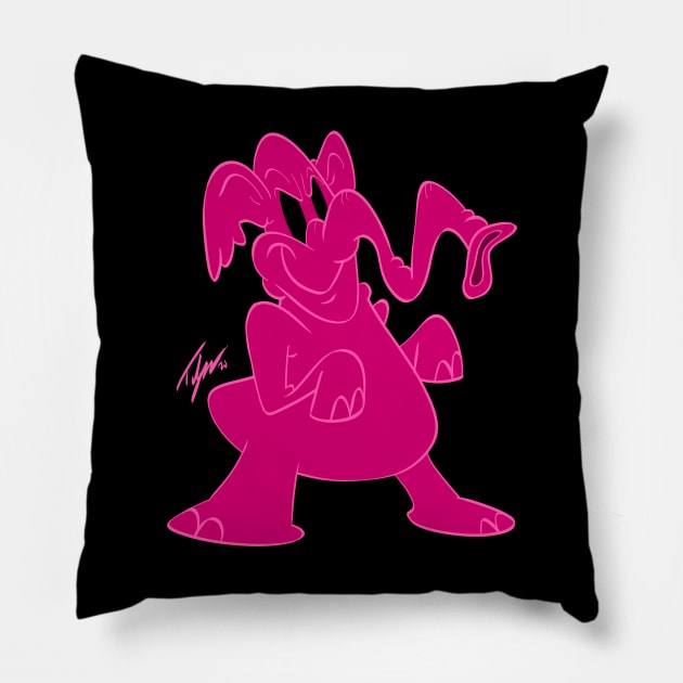 Pink Elephant Pillow by Tuckerjoneson13