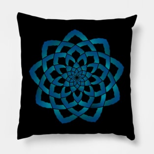 Blue floral Pillow