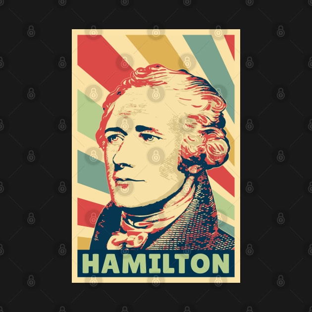 Alexander Hamilton Vintage Colors by Nerd_art