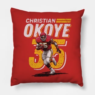 Christian Okoye Kansas City Dash Pillow