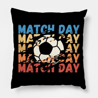 Distressed Match Day Pillow