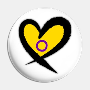 Pride Intersex Little heart Pin