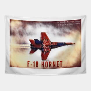 F-18 Hornet in Afterburner Tapestry