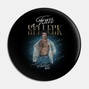 Tom Selleck Vintage Pin