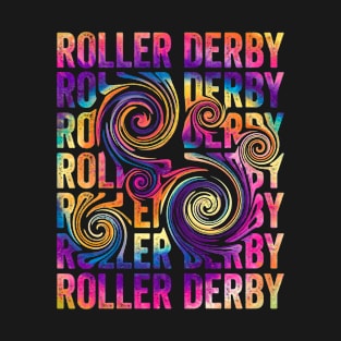 Roller Derby - Roller Derby Colorful T-Shirt