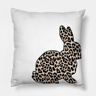 Cheetah Print Show Rabbit - NOT FOR RESALE WITHOUT PERMISSION Pillow