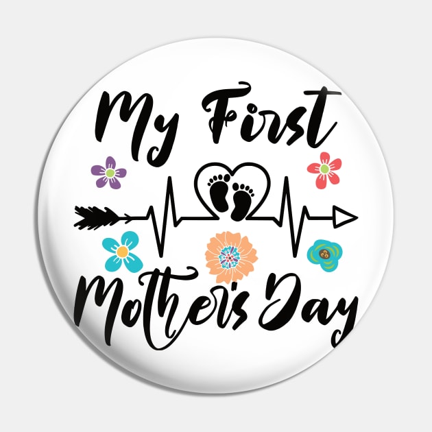 My First Mothers Day family Pin by Gaming champion