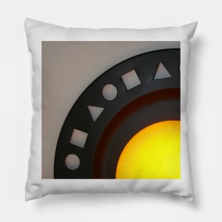 Yellow and Black Pillow