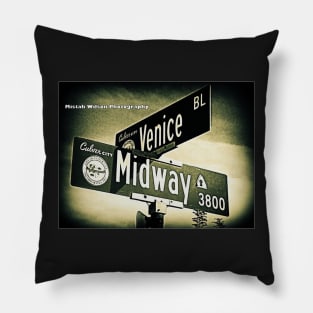 Venice Boulevard & Midway Avenue, Culver City, California by Mistah Wilson Pillow