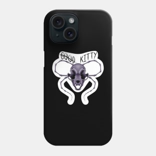 G̶o̶o̶d̶ Kitty Skull Die-cut Purple Phone Case