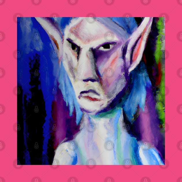 Elf - modern expressionism by Ravenglow