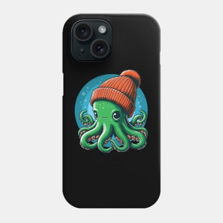 Kids Stocking Cap Octopus Graphic For Boys, Girls, & Adults Phone Case