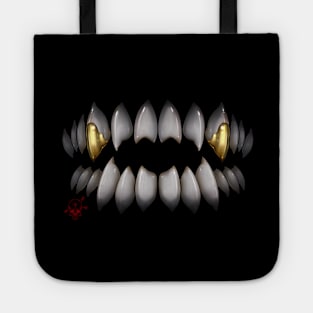 Pretty Smile Gold fangs Tote