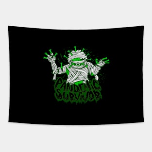 funny pandemic survivor zombie germs lockdown quarantine Tapestry