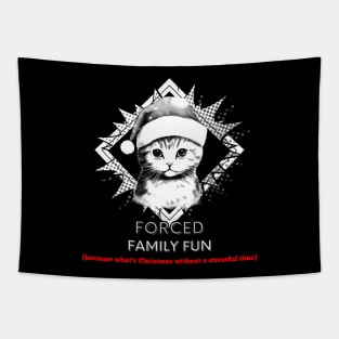 Forced Family Fun Tapestry