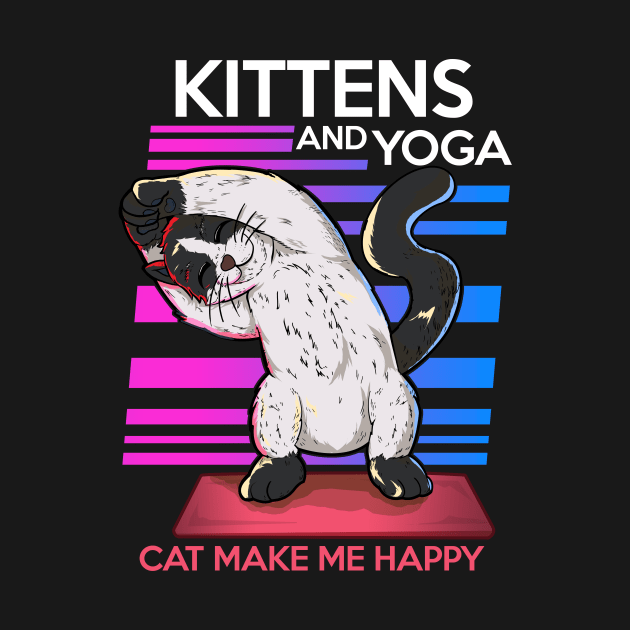 kitty yoga animal yoga cute and funny namaste by the house of parodies