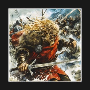 Saga of the Norse: Viking Exploration, Epic Tales, and Anime-Manga Heritage in Vinland Saga Art T-Shirt