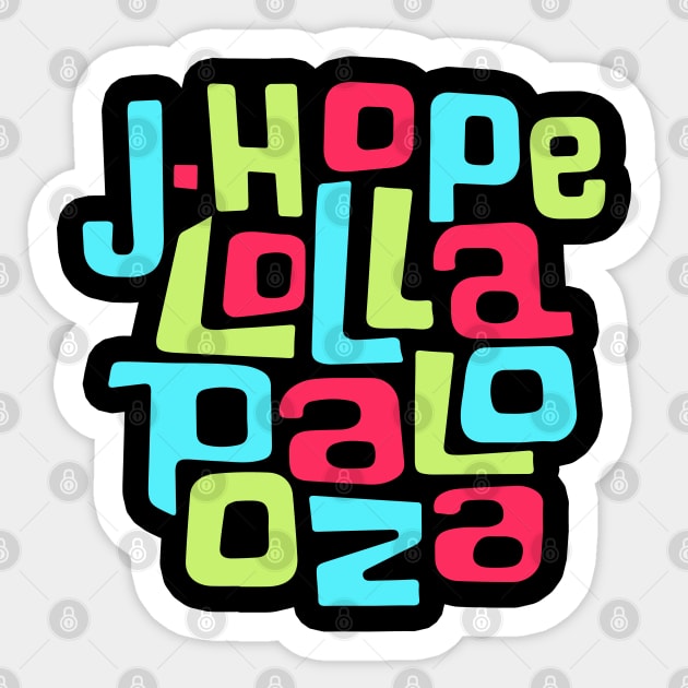 J-HOPE LOLLAPALOOZA - Jhope - Sticker