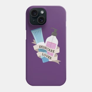 Skincare Lover Cream and Cleanser Banner Phone Case