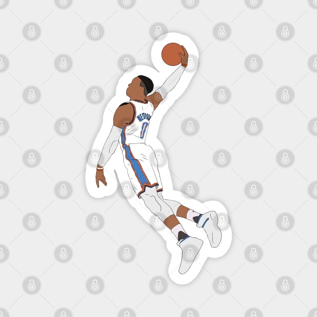 Russell Westbrook Dunk Magnet by rattraptees