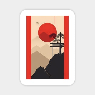 Japanese Inspired Design Magnet