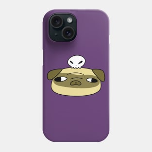 Skull Pug Face Phone Case