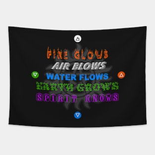 Spirit Knows Elements Design Tapestry