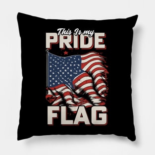 This Is My Pride Flag | USA Flag Pillow