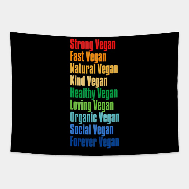 Rainbow I Am Forever Vegan Tapestry by VEN Apparel
