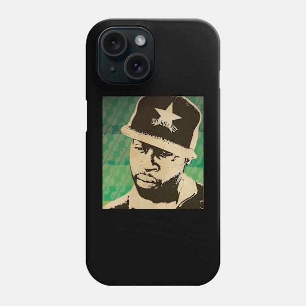 J Dilla // Retro Poster Hiphop Phone Case by kulinermodern