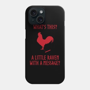 What's This? A Little Raven with a Message Norsemen Netflix Phone Case
