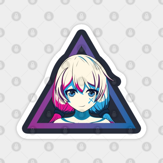 Teriri waifu merch Magnet by kim.id