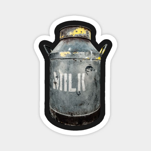 Rustic Milk Churn Magnet by mrdoomits