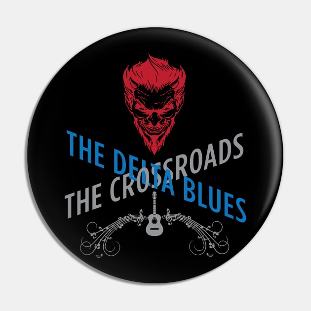 The Delta Blues Crossroads Pin by DavidLoblaw