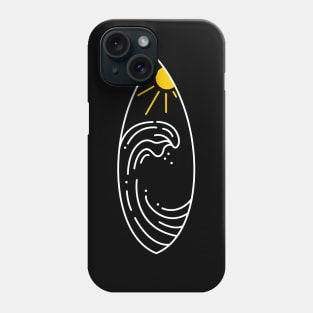 Wave Under The Sun Phone Case