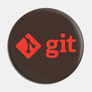 Git - Orange Logo Pin