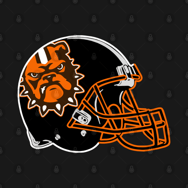 Helmet Browns Football - Fanart Design by calm andromeda