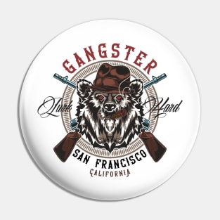 California ganster Pin