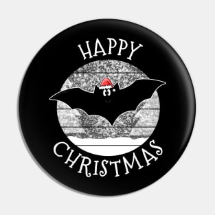 Christmas Bat Goth Xmas 2022 Pin