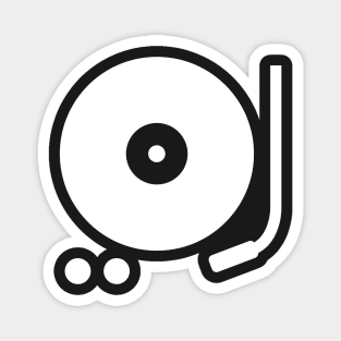 Minimal Vinyl Record Player Magnet