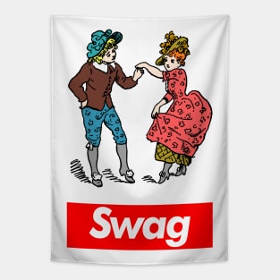 Swag - Vintage Illustration Design Tapestry