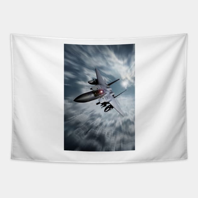 F-15 Eagle Tapestry by aviationart