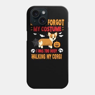 Halloween Corgi tshirt Cute Doggy Tee Phone Case