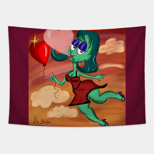 Love's in the Air! Tapestry by D.J. Berry