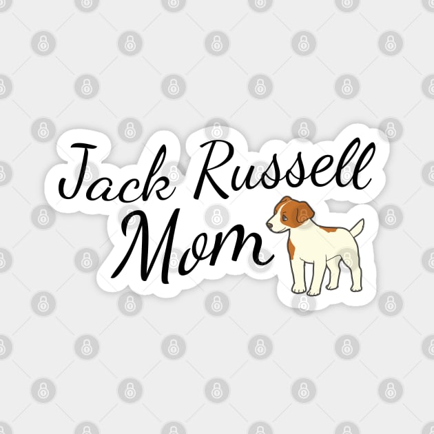 Jack Russell Terrier Dog Mom Magnet by tribbledesign