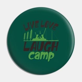 live love laugh camp Pin