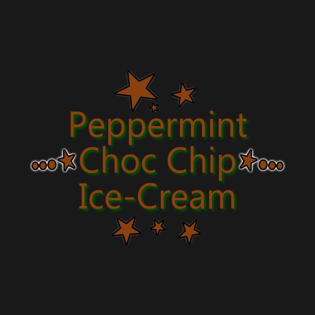 Peppermint Choc Chip Ice-Cream Sticker by innerspectrum